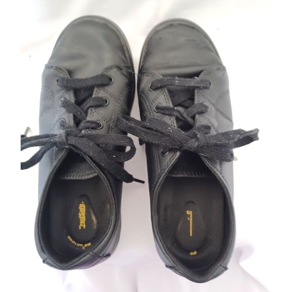 TredSafe Womens Oil & Slip Resistant Black Lace up Work Shoes Size 7 - Picture 2 of 7